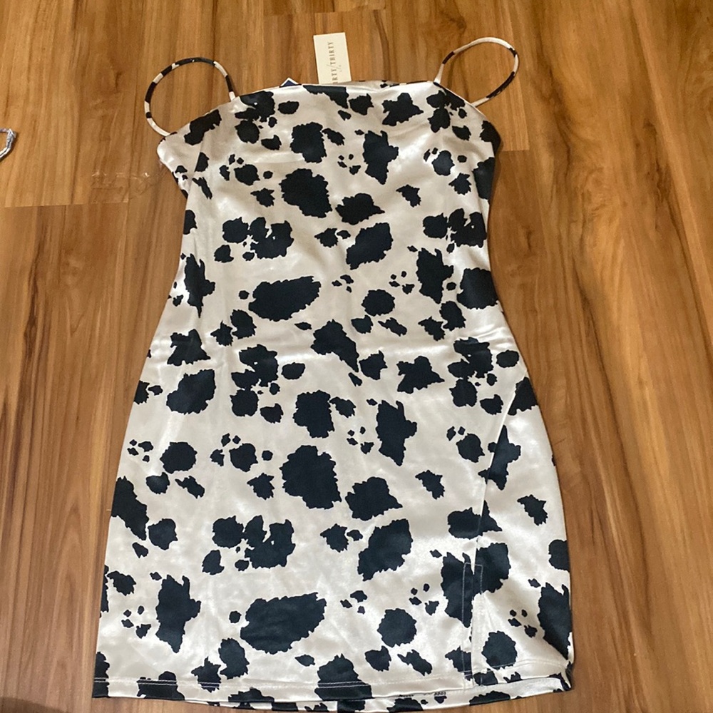 COW PRINT DRESS🐮